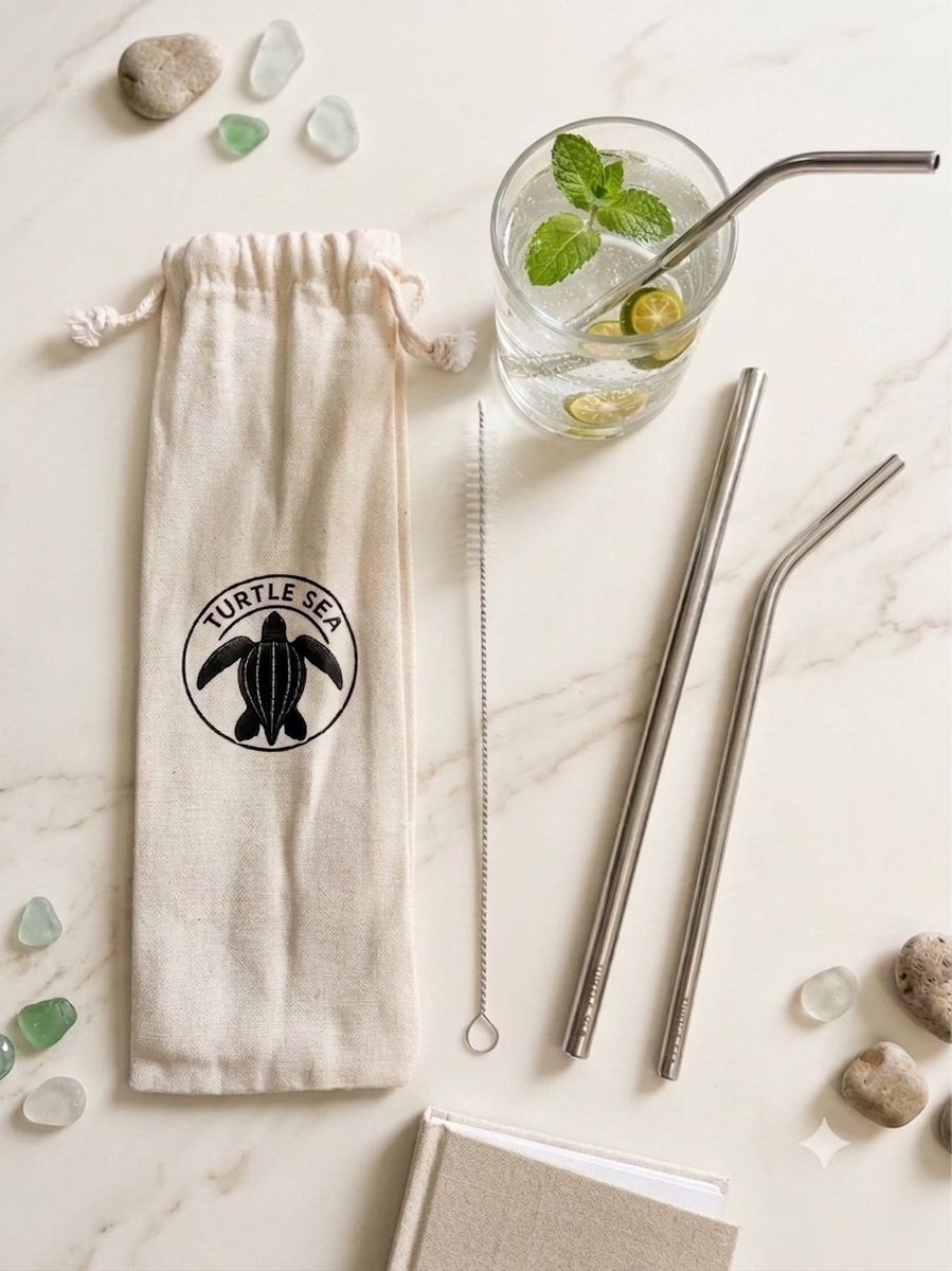 Kit Canudos Inox — Bolsinha