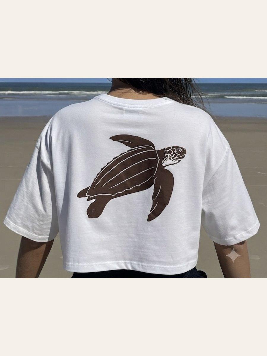 Cropped Turtle Sea — costas